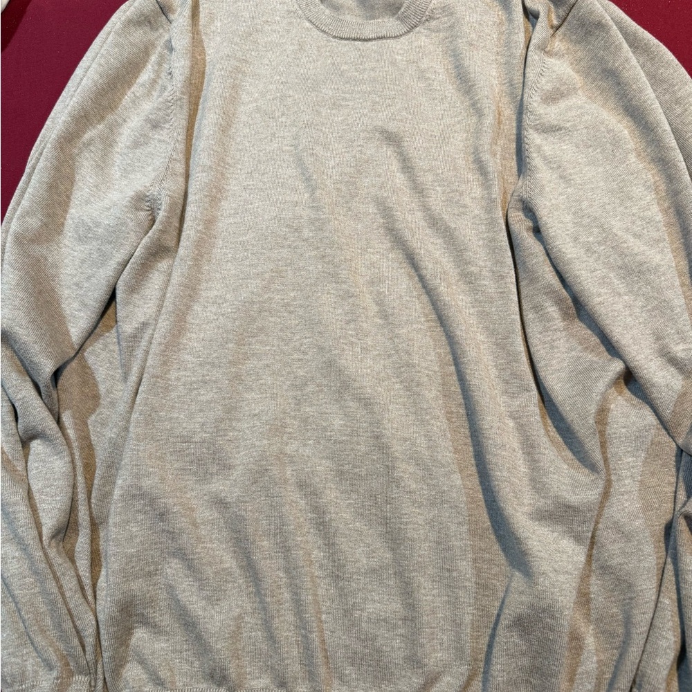 Brooks Brothers Tan Crewneck sweater.  Size XXL.